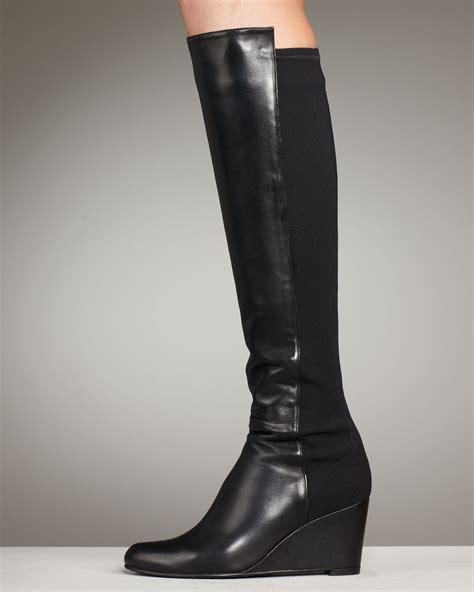 stuart weitzman wedge boots